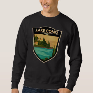 Sweatshirt Lac de Côme Italie Vintage