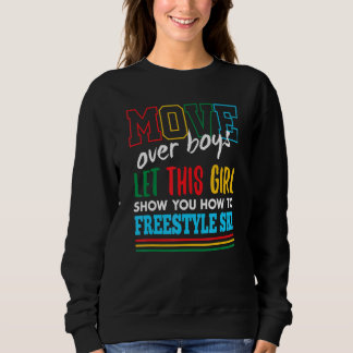 Sweatshirt Laissez cette fille vous montrer comment skier en 