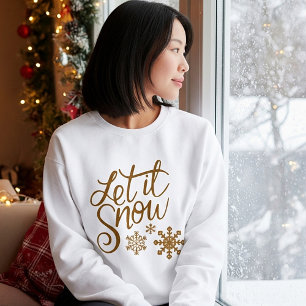 Sweatshirt Laissez-le neiger