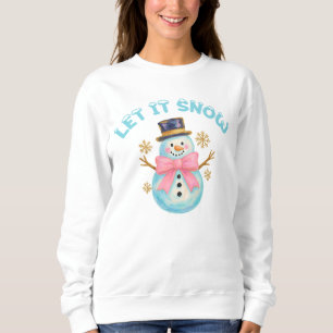Sweatshirt Laissez Neiger Bonhomme de Neige