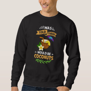 Sweatshirt Lait de coco Huile d'eau Crème Arbre Fruit Palm Bu