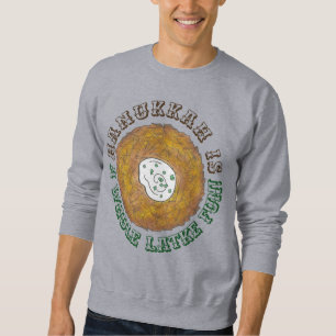 Sweatshirt Lait Entier (Lotta) Fun Chandail d'Hanoukka moche