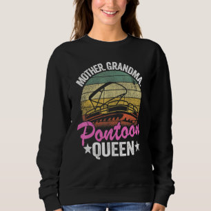 Sweatshirt Lake Life Femmes Maman Grand-mère Ponton Reine 6
