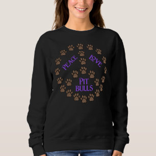 Sweatshirt L'Amour De La Paix Et Les Bulles