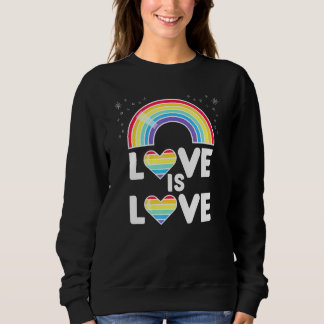 Sweatshirt L'amour est amour LGBT LGBTQ Gay CSD 5