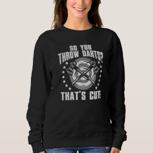 Sweatshirt Lancer de hache cool pour hommes femmes fléchette 