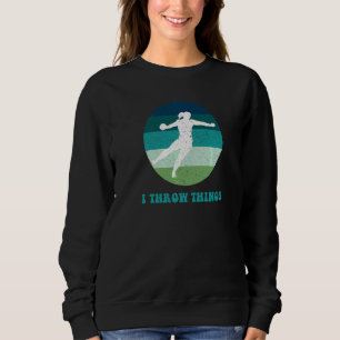 Sweatshirt Lanceuse de disque féminine d'athlétisme
