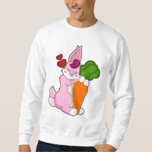 Sweatshirt Lapin avec carotte et coeur