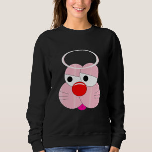Sweatshirt Lapin Triste Je ne suis pas un Ange
