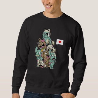 Sweatshirt Lapin Zombie Scandale Halloween Bunny