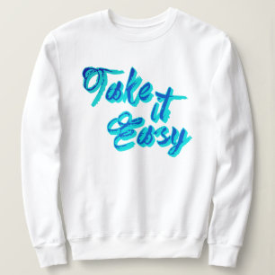 Sweatshirt L'Arlang Américain À La Tendance Prenez Facile   C