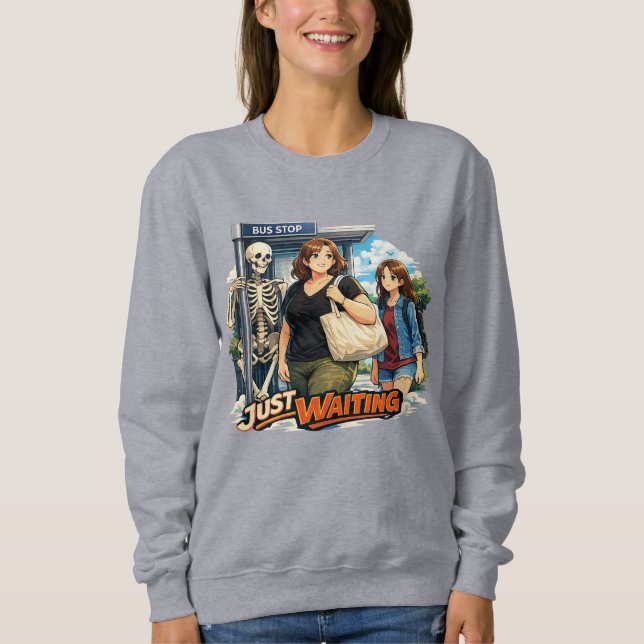 Sweatshirt L'arrêt de bus (Devant)