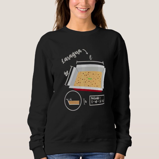 Sweatshirt Lasange Et Mème Math Enseignant Math (Devant)