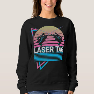 Sweatshirt Laser Tag Jeu Lasertag Retro