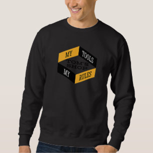 Sweatshirt L'Atelier de Tom Mes Outils Mes Règles Menuisier M