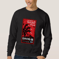 L'Attaque Japonaise De Kaiju Sur Le Mont Fidji