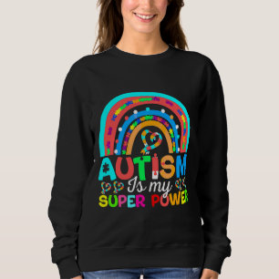 Sweatshirt L'autisme est ma super puissance Ajouter Puzzle Au