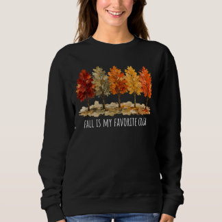 Sweatshirt L'automne peint est ma couleur préférée