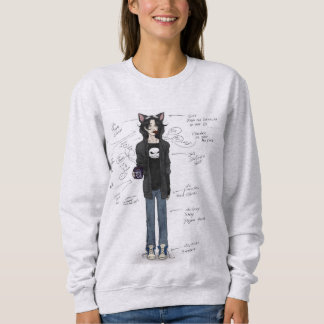 Sweatshirt Lazy, comfy and happy… kind of happy.