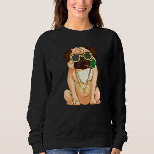 Sweatshirt Lazy English Bulldog Chien drôle 1