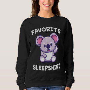 Sweatshirt Lazy Koala Koalas Ours Nap Dormir Pyjama