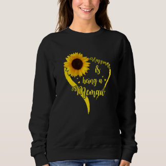 Sweatshirt Le Bonheur Des Femmes Est D'Être Un Tournesol Mmaw