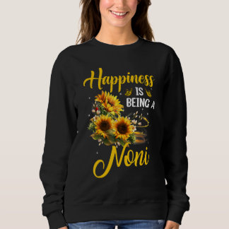 Sweatshirt Le bonheur est d'être un sunflower de la fête des