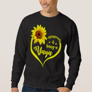 Sweatshirt Le Bonheur Est D'Être Une Journée Des Mères De Tou