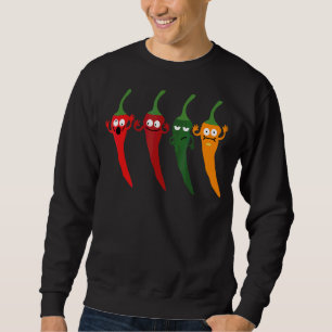 Sweatshirt Le Cayenne Pepper Chaud Colorful Chili