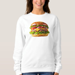Sweatshirt Le cheeseburger alléchant de SlipperyJoe croustill