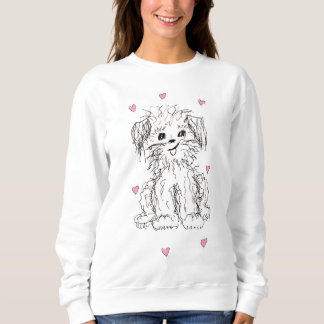 Sweatshirt Le chienchien le plus mignon au monde