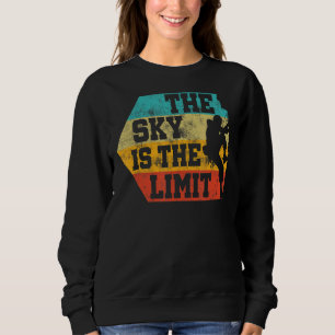 Sweatshirt Le Ciel Est La Limite De L'Escalade Rocheuse Bould