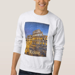 Sweatshirt Le Colisée à Rome la nuit