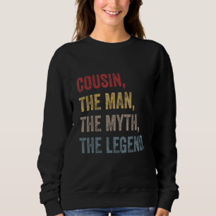 Sweatshirt Le Cousin Homme La Légende Mythique Rétro Vint
