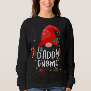 Sweatshirt Le Daddy Gnome Feux de Noël Matching Famille P