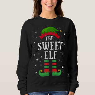 Sweatshirt Le doux elfe jumelant la famille Elfe de Noël
