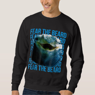 Sweatshirt Le Dragon Porté Respecte Les Monstres De La Barbe