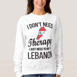 Sweatshirt Le drapeau libanais de l'héritage libanais