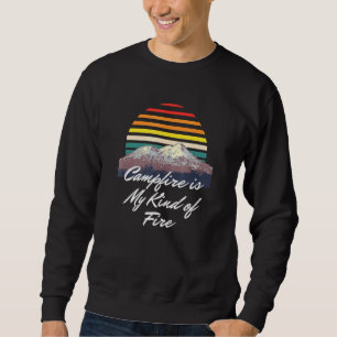 Sweatshirt Le Feu De Campement Est Mon Genre De Feu Camper Ra