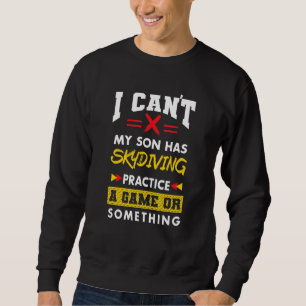 Sweatshirt Le fils a une pratique de parachutisme. Humour des