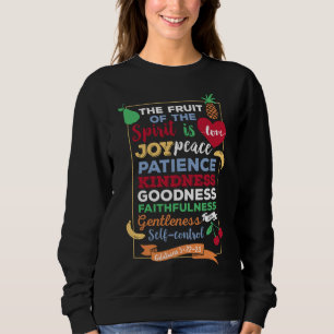Sweatshirt Le fruit de l'esprit Galates 5 22 23