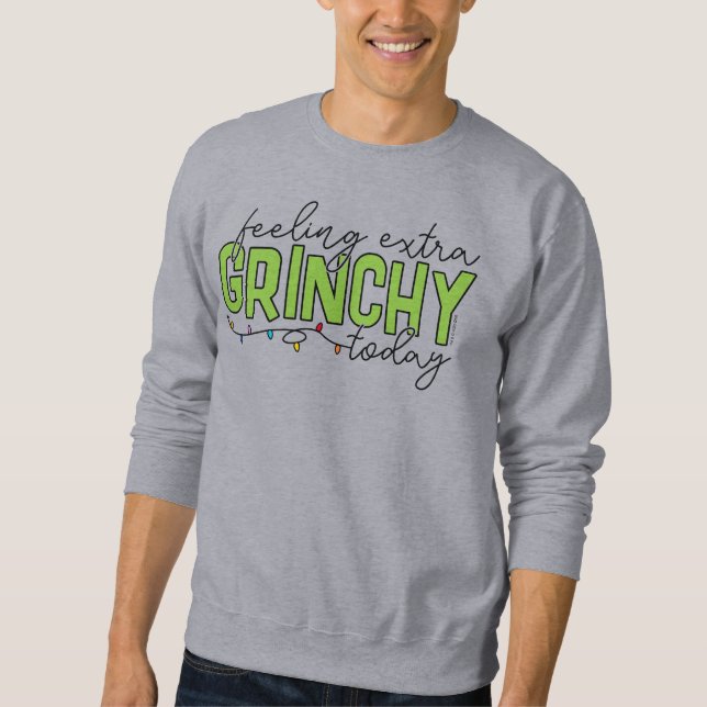 Sweatshirt Le Grinch | Sentiment particulièrement grincheux a (Devant)