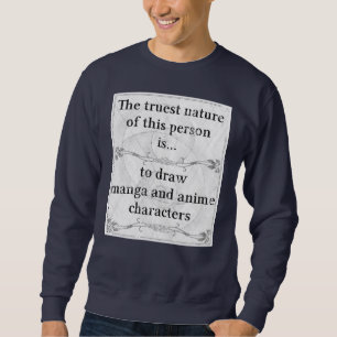 Sweatshirt Le manga et l'anime d'aspiration de la plus
