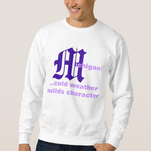 Sweatshirt Le Michigan + temps froid (Devant)