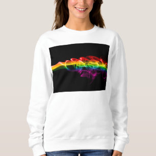 Sweatshirt Le panache d'énergie arc-en-ciel de SlipperyJoe a