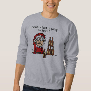 Sweatshirt Le père noël va à la ville