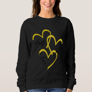 Sweatshirt Le Plus Grand Est L'Amour Ancré Dans La Foi Vivant