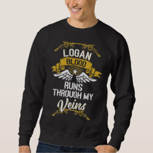 Sweatshirt Le Sang Logan Traverse Mes Veines