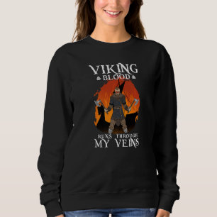 Sweatshirt Le Sang Vive Traverse Mes Veines I Valhalla Viki