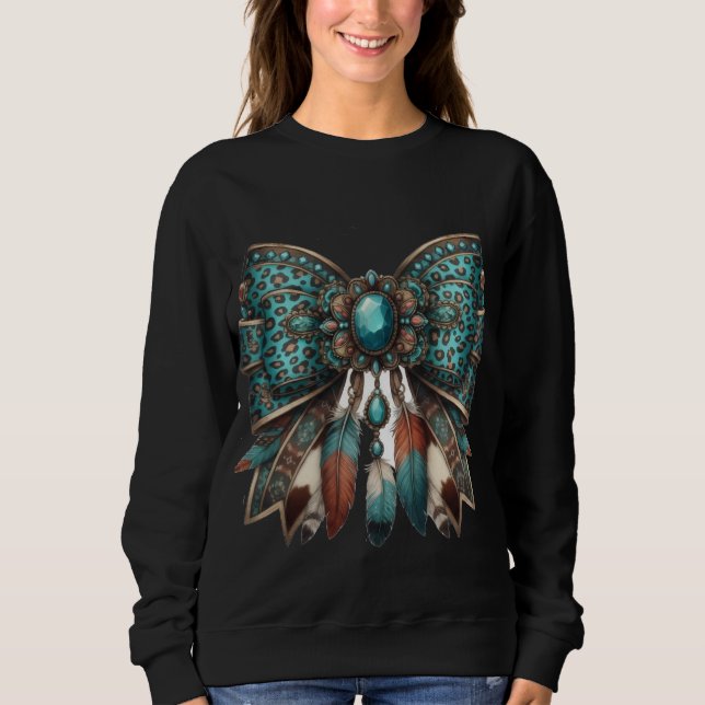 Sweatshirt le style d'arc occidental (Devant)